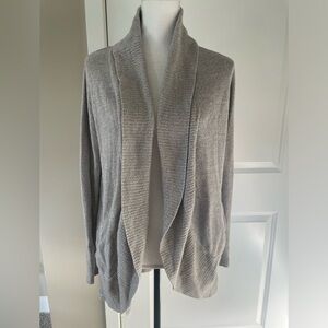 Barefoot Dreams Long Sleeve CozyChic® Lite Circle Lounge Cardigan Grey Size M